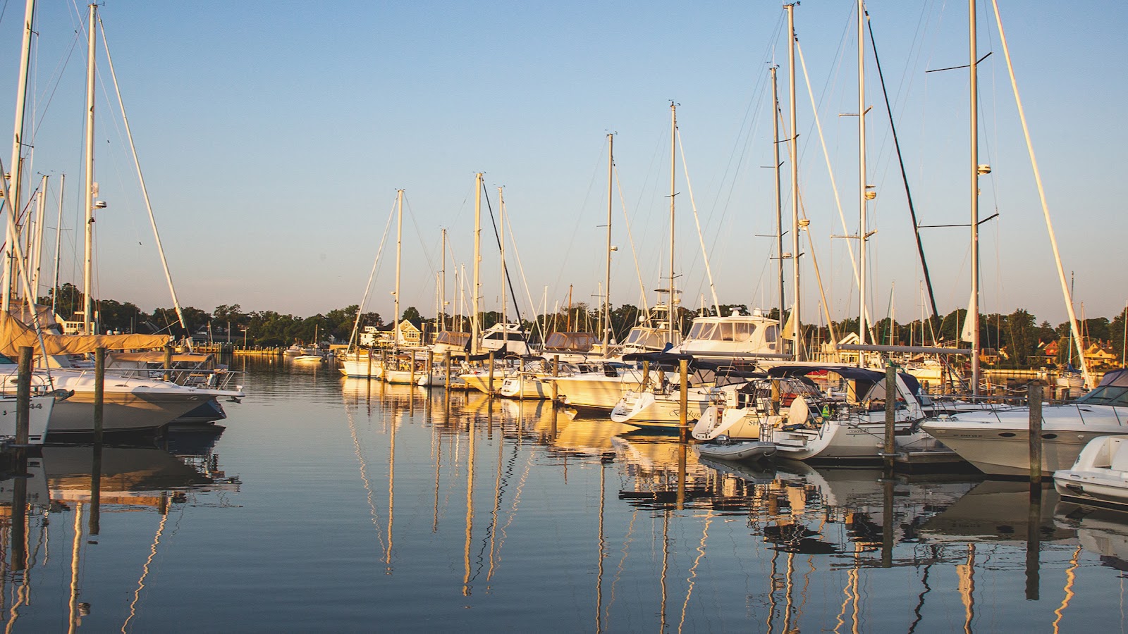 Greenport Harbor near Greenport, Long Island, New York