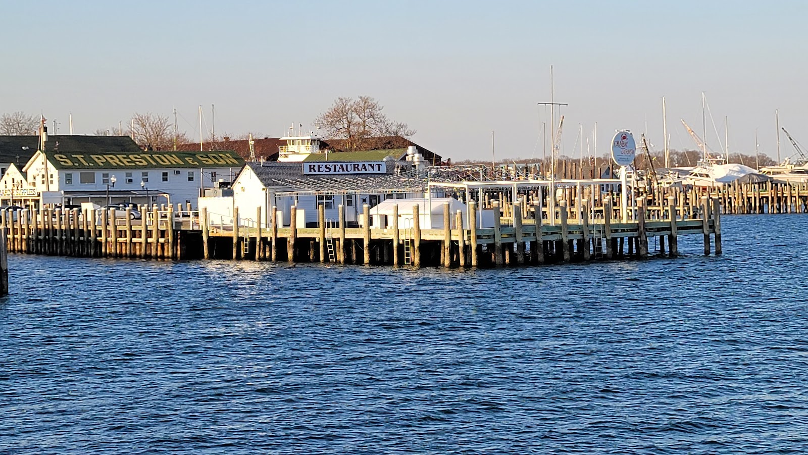 A travel view of Greenport, Long Island, New York