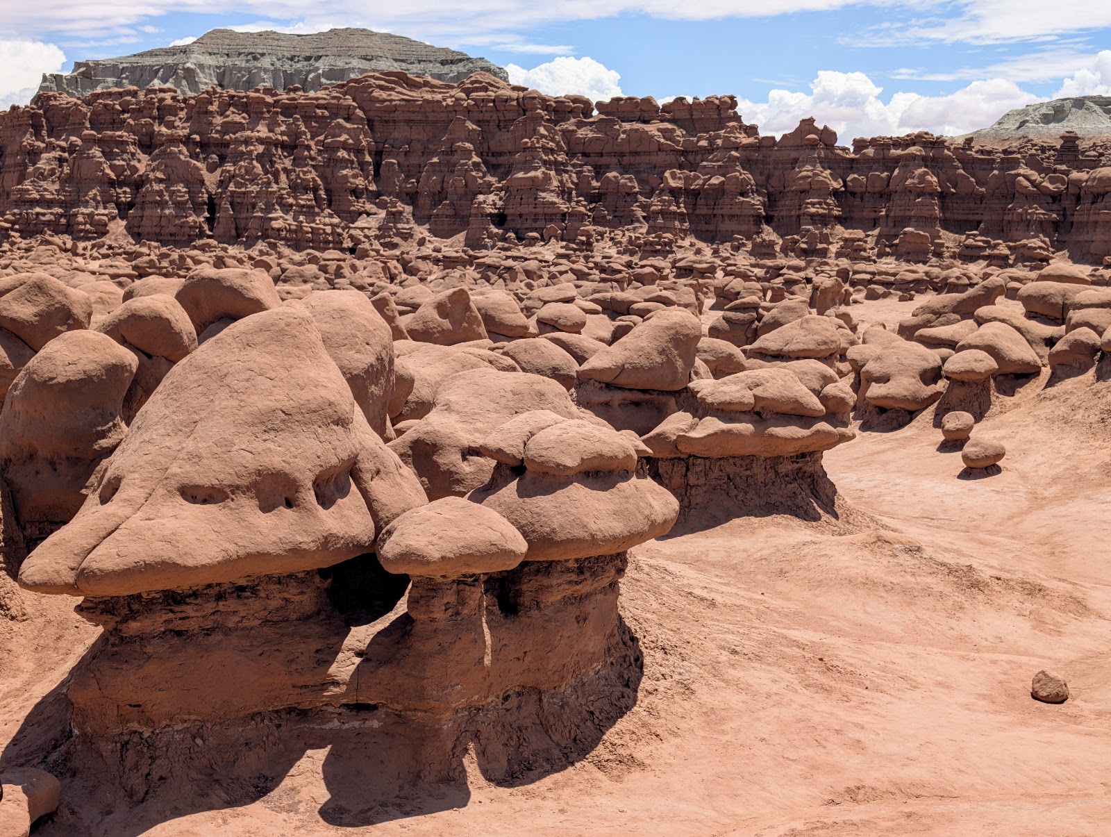A travel view of Goblin Valley State Park & San Rafael Swell, Utah