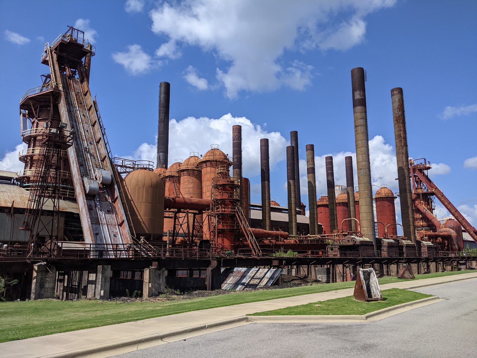 Sloss Furnaces National Historic Landmark near Birmingham, Alabama, USA