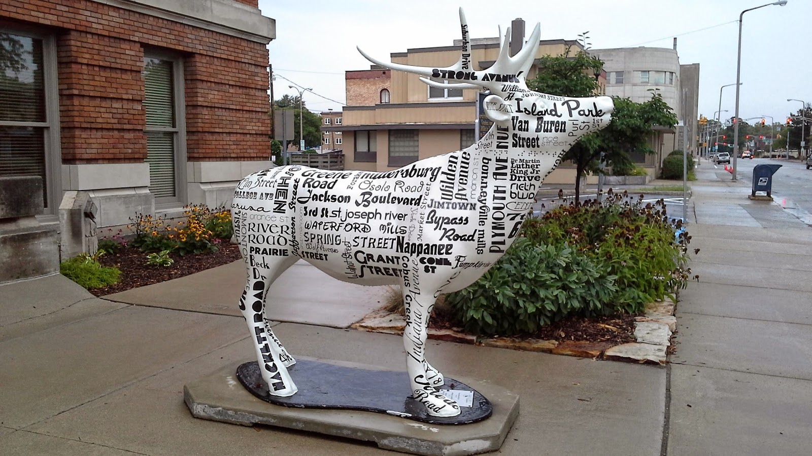 A travel view of Elkhart, Indiana