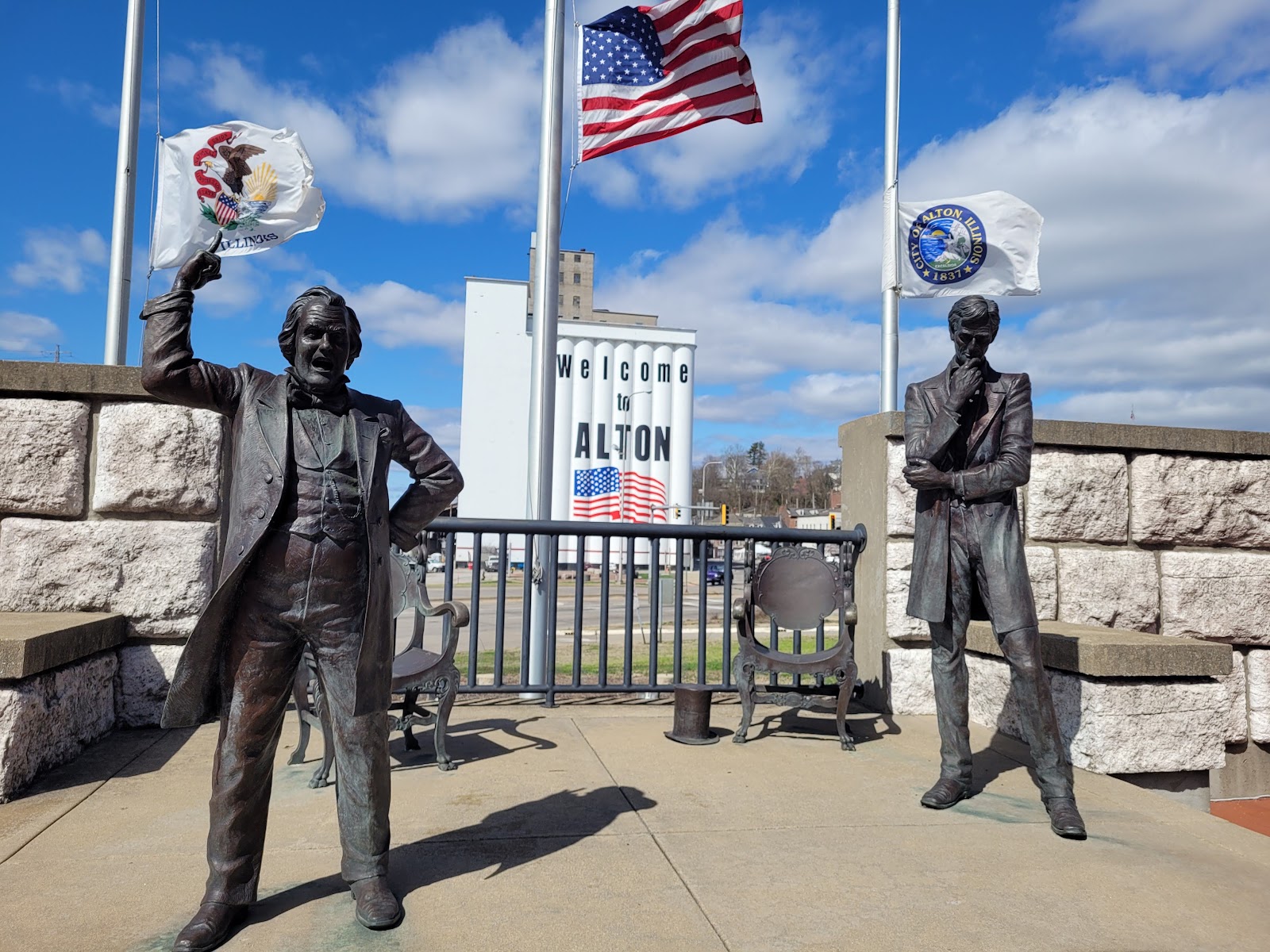 Lincoln & Underground Railroad History near Alton, Illinois