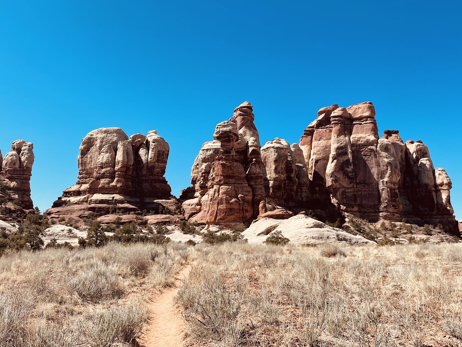 A travel view of Canyonlands National Park (Needles District), Utah
