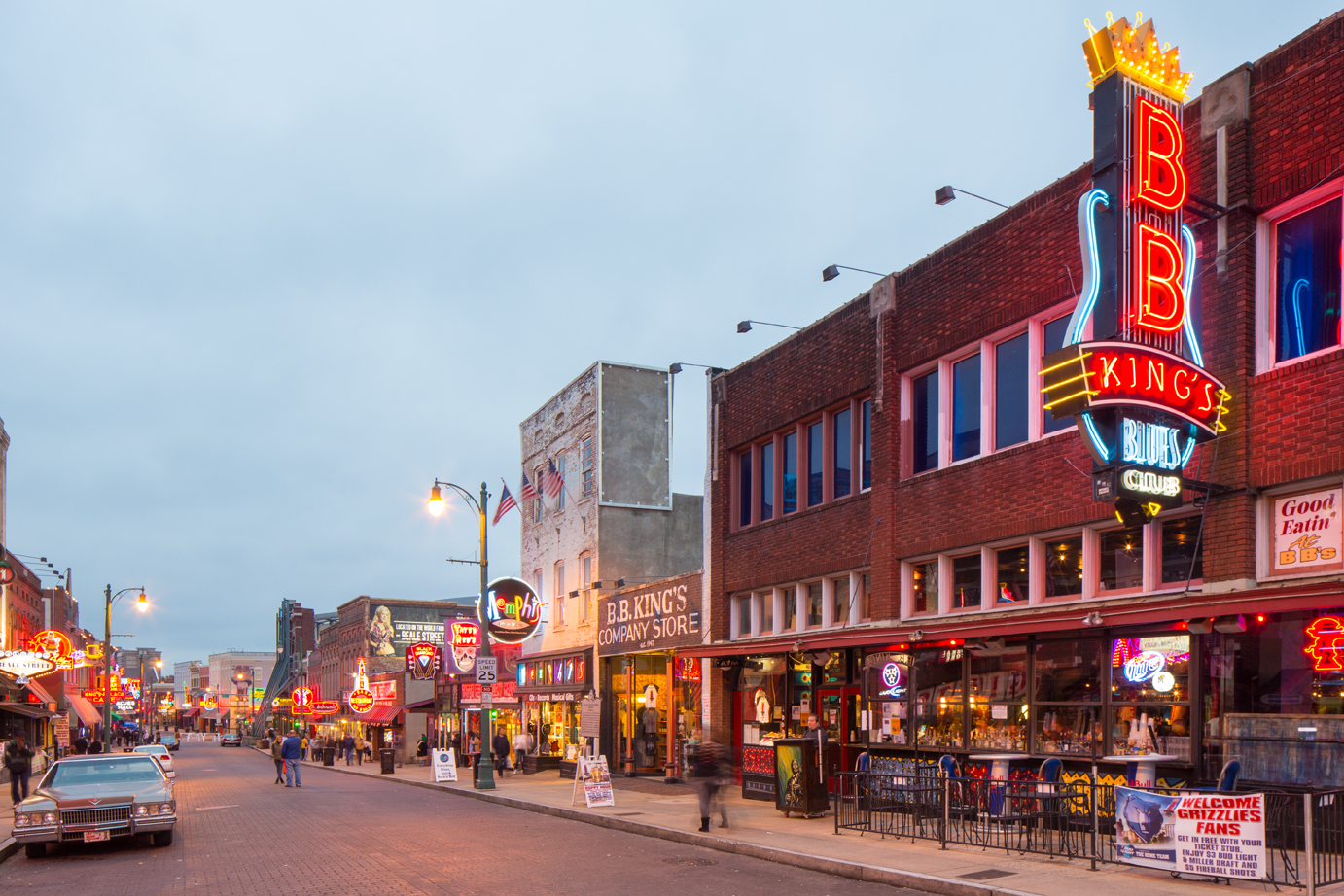 Beale Street Music near Memphis, Tennessee, USA