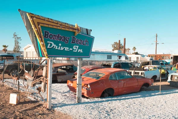 Abandoned Drive-In Theatre Bombay Beach