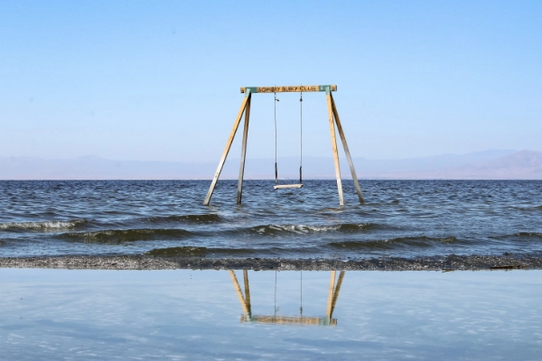 Swing Set in the Salton Sea