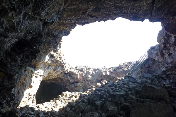 Indian Tunnel lava tube at Craters of the Moon