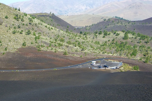 View from Inferno Cone at Craters of the Moon