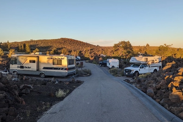 Lava Flow Campground at Craters of the Moon