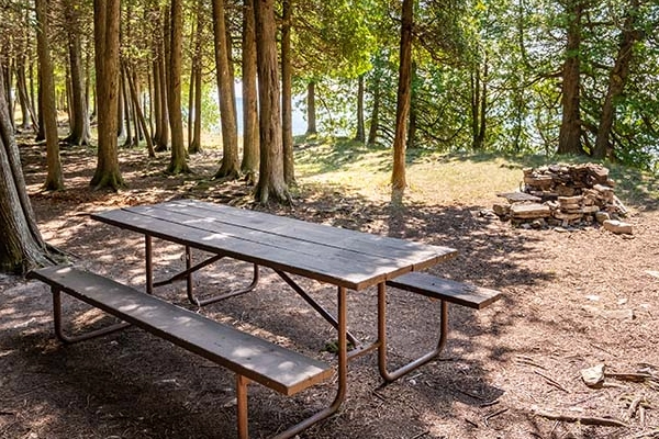 Camping in Peninsula State Park