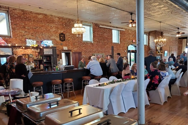 Norwegian food at Borgen's Café in Westby