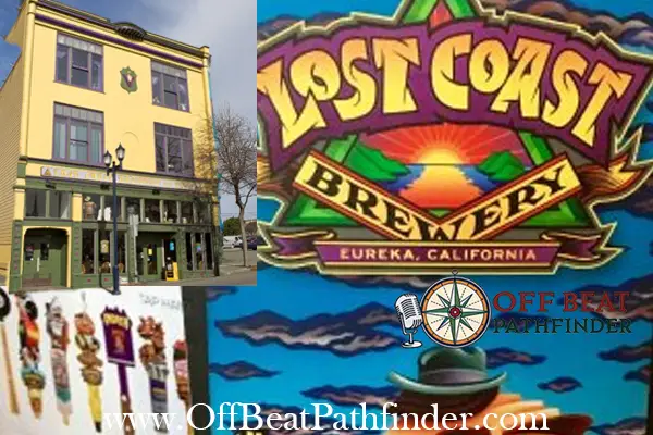 Craft beer selection at Lost Coast Brewery