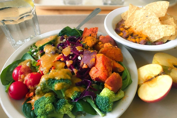 Organic food in Fairfield, Iowa
