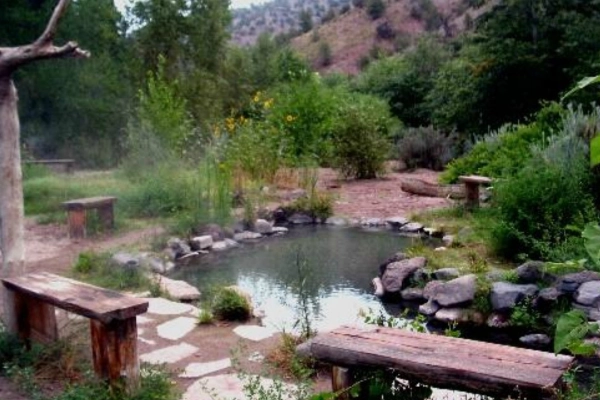 Gila Hot Springs near the monument