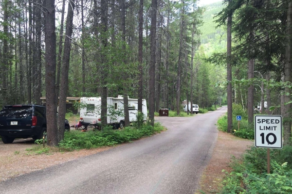 Apgar Campground Glacier National Park