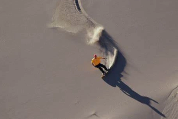 Sandboarding at Great Sand Dunes
