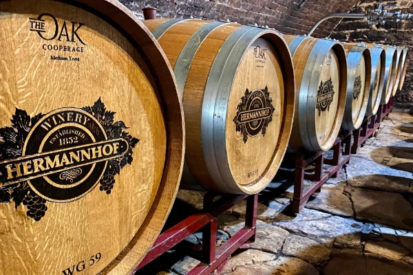 Hermannhof Winery historic cellar