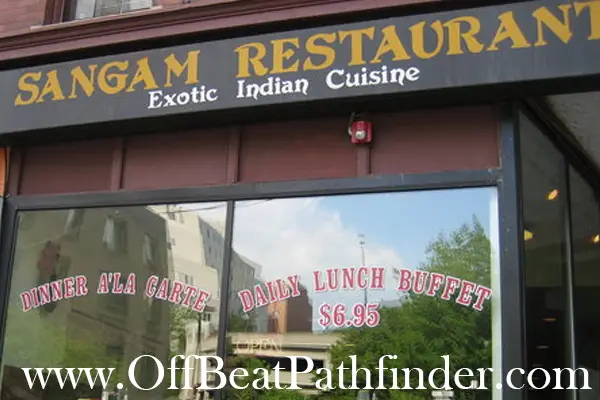Buffet at Sangam Indian Cuisine