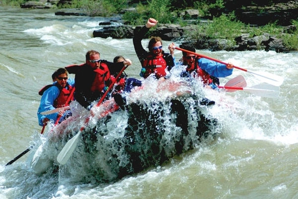 Whitewater rafting on the Snake River
