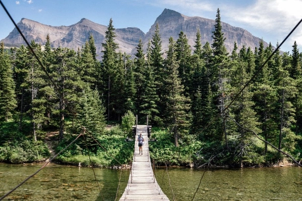 Hiking in Glacier National Park near Kalispell