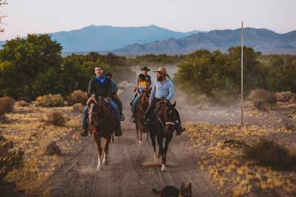 Horseback riding at Sandy Valley Ranch