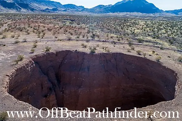 Devil's Throat Sinkhole in Gold Butte