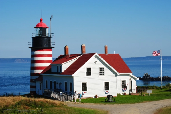 West Quoddy Head Lighthouse, Lubec, Maine