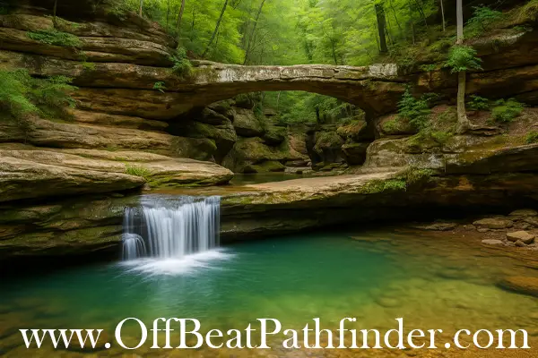 Natural swimming hole at Bell Smith Springs