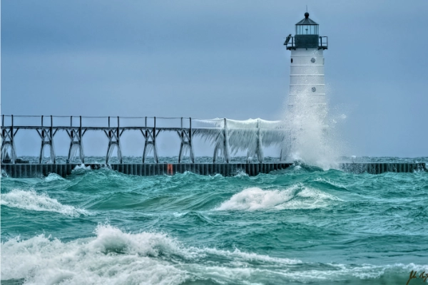 Manistee North Pierhead Lighthouse