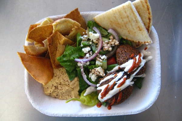 Food Shark Mediterranean food truck Marfa