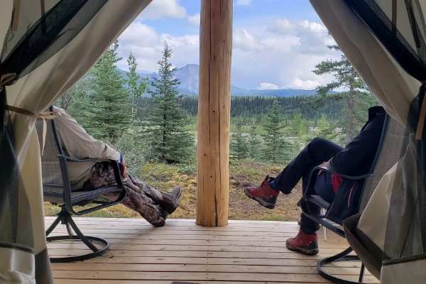 Camping near the Kennicott River