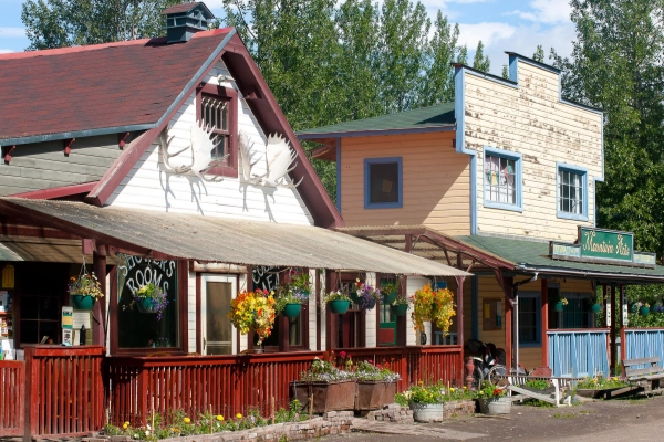 Historic town of McCarthy, Alaska