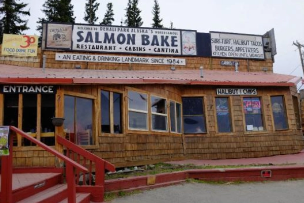 Local Alaskan Salmon Bake