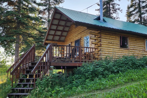 Rustic cabins near McCarthy, Alaska