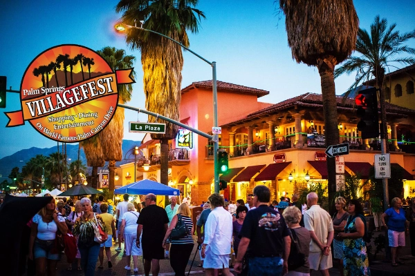 Palm Canyon Drive during VillageFest