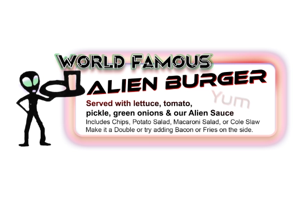 Alien Burger at Little A'Le'Inn