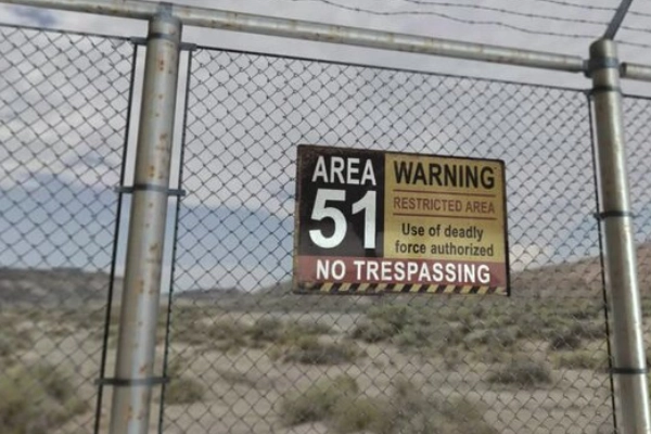 Area 51 Back Gate (restricted area)