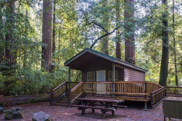 Camping at Jedediah Smith Redwoods State Park