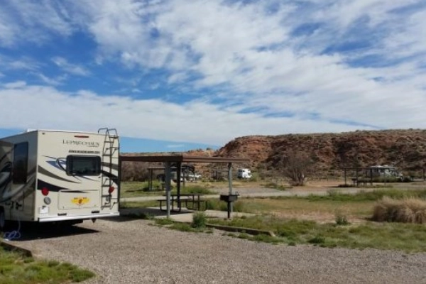Camping at Bottomless Lakes State Park