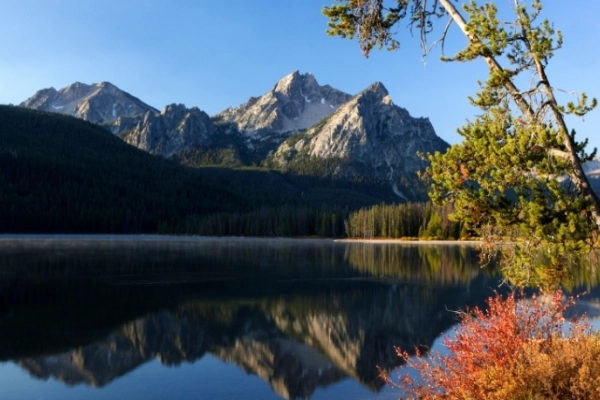 Stanley Lake with McGown Peak