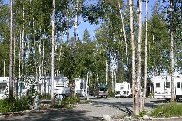 Camping at Talkeetna Riverfront Park