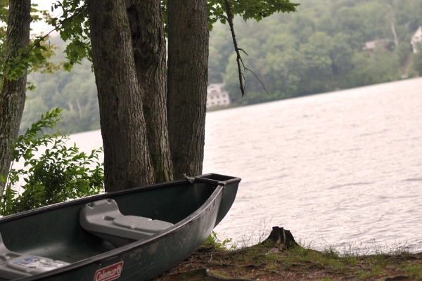 Camping at Silver Lake State Park near Woodstock