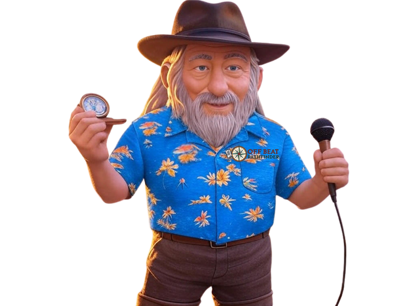 Portrait of Dane D Blaze, Founder of Off Beat Pathfinder, ready for adventure