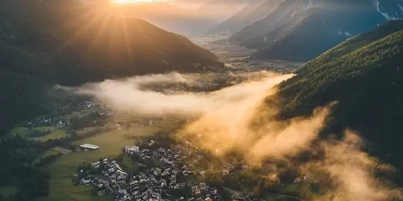 Breathtaking view from an offbeat travel destination
