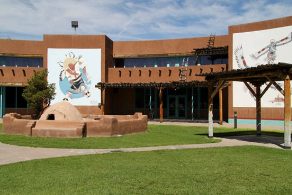 Native American pottery at the Indian Pueblo Cultural Center