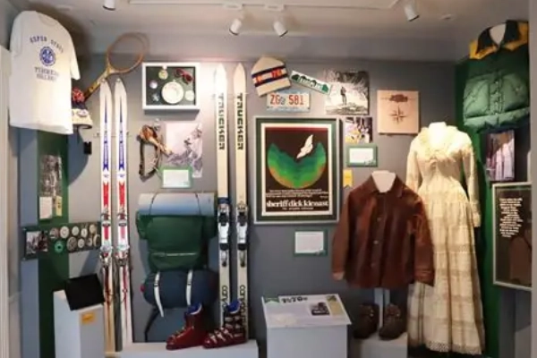 An exhibit at the Aspen Historical Society Museum