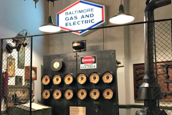 An exhibit at the Baltimore Museum of Industry