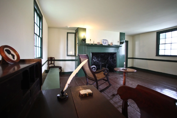 The historic 1830s home of Edgar Allan Poe in West Baltimore