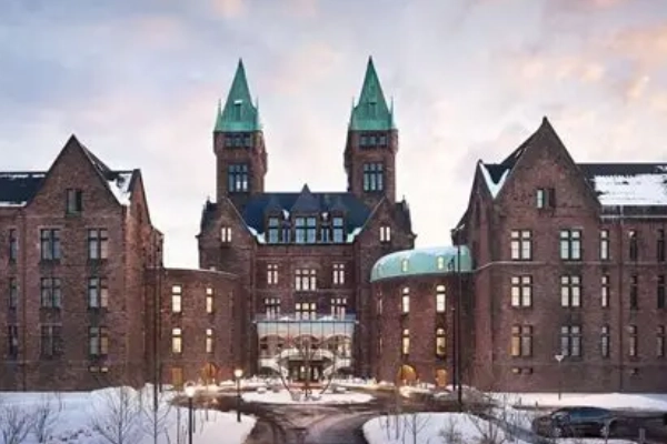 The unique architecture of Hotel Henry, a former asylum