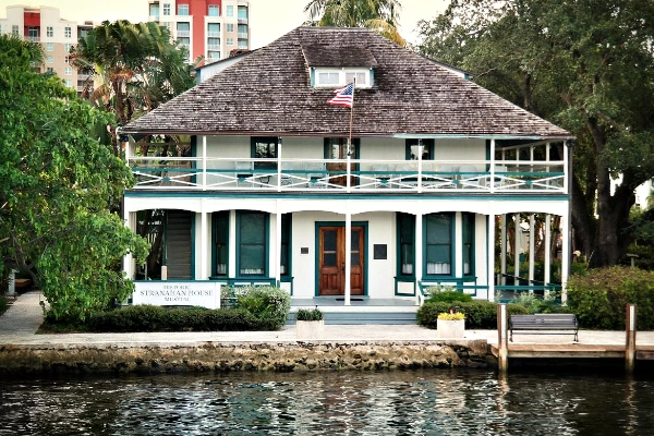 The 1901 Stranahan House, the oldest surviving structure in Broward County